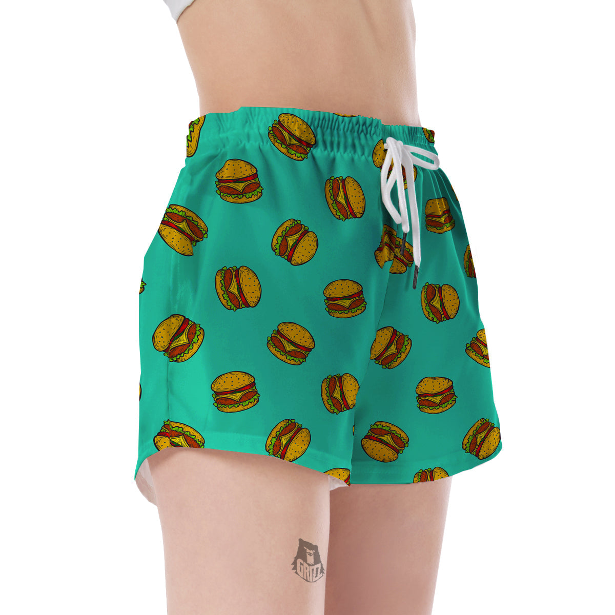 Hamburger Pastel Women's Shorts-grizzshop