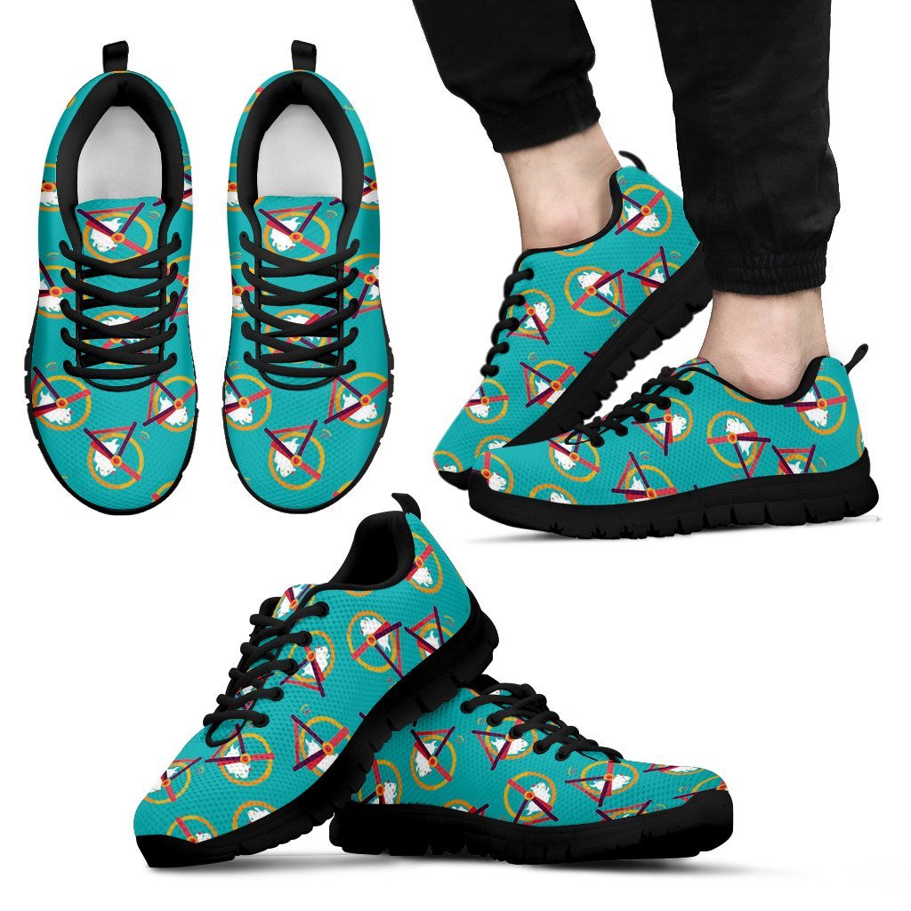 Hamster Pattern Print Black Sneaker Shoes For Men Women-grizzshop