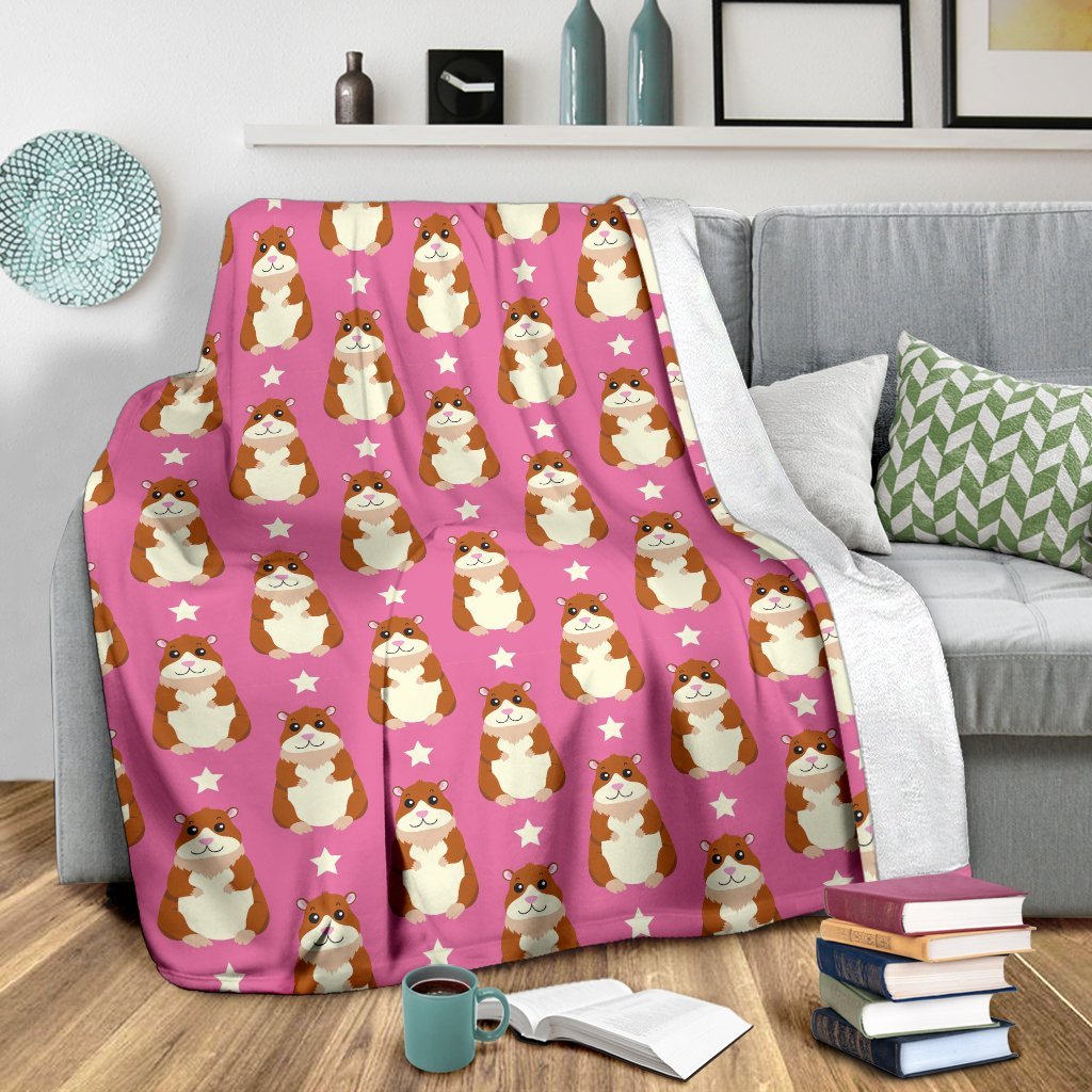Hamster Print Pattern Blanket-grizzshop