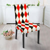 Harlequin Print Pattern Chair Cover-grizzshop