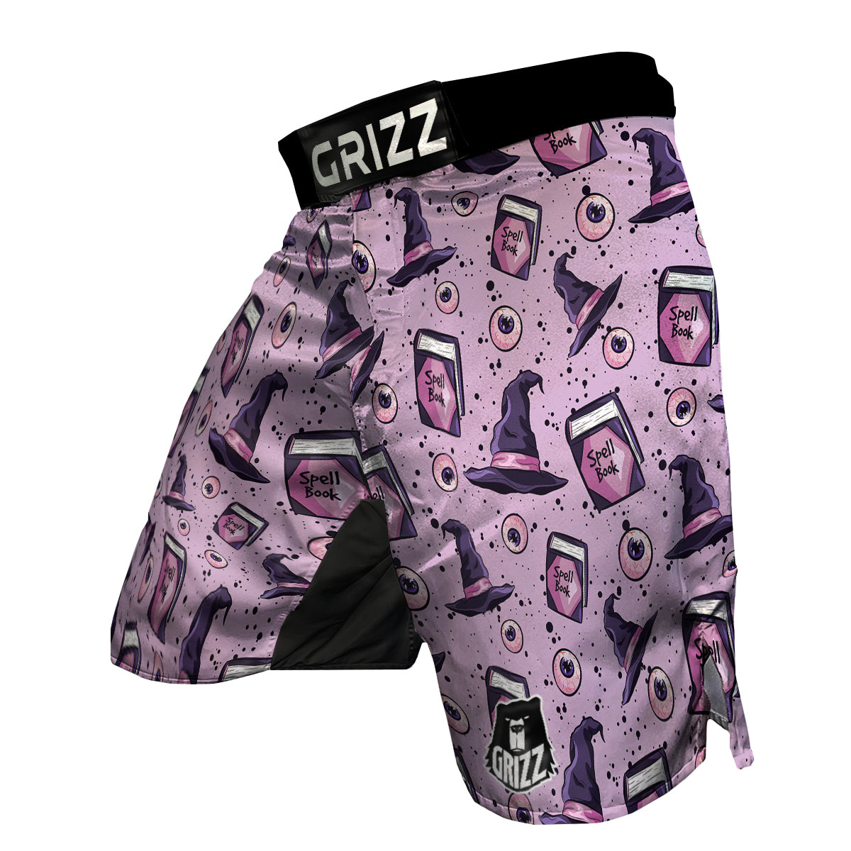 Hat Wizard Print Pattern MMA Shorts-grizzshop