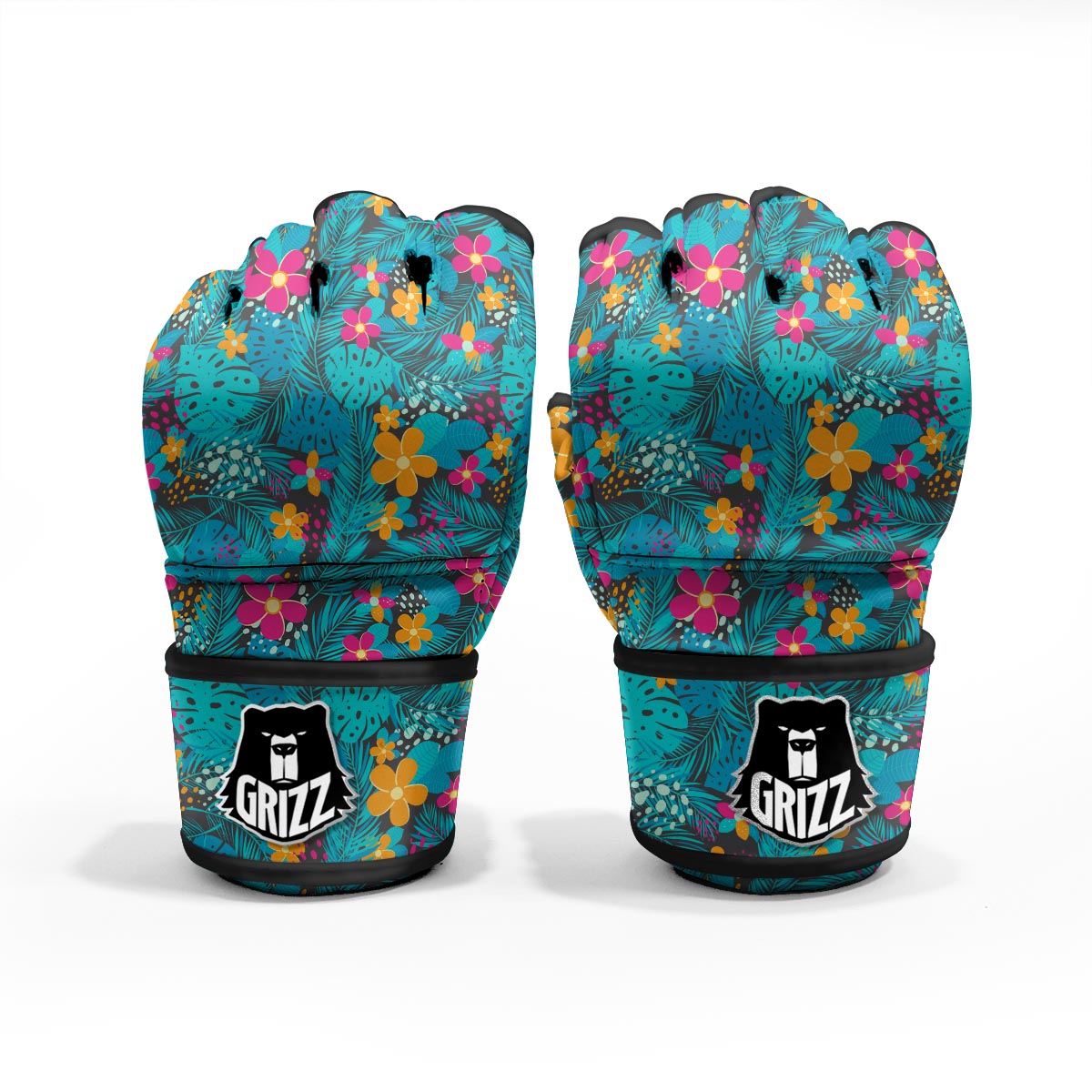 Hawaiian Fruit Tropical Print Boxing Gloves