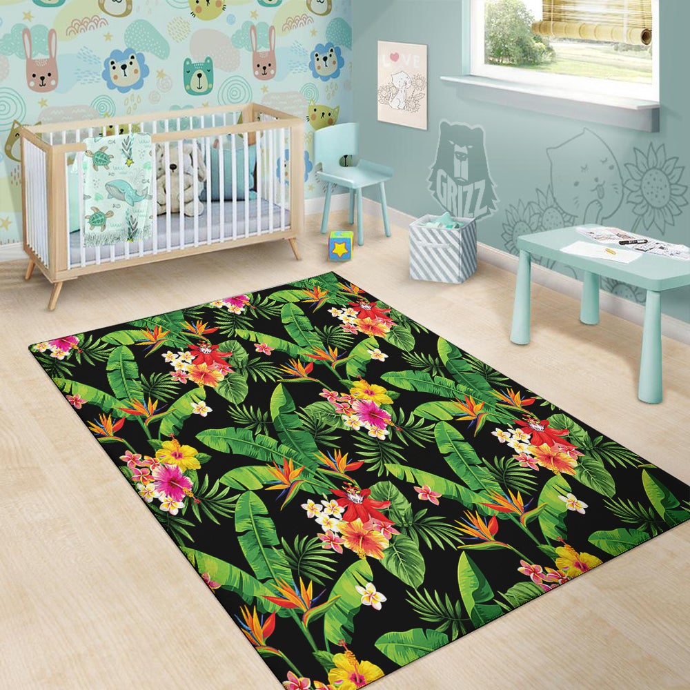 Jamaican Print Pattern Floor Mat