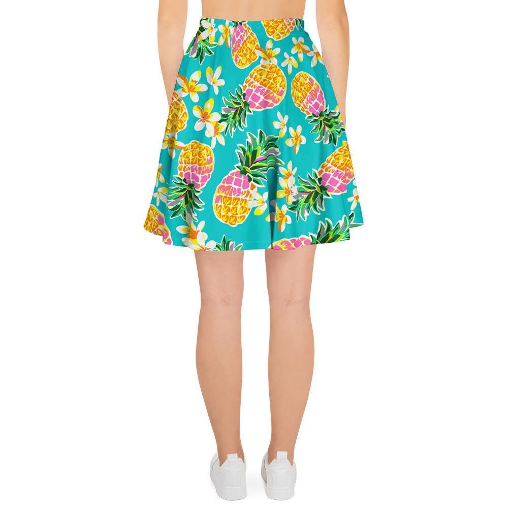 Hawaiian Pineapple Print Women's Skirt-grizzshop