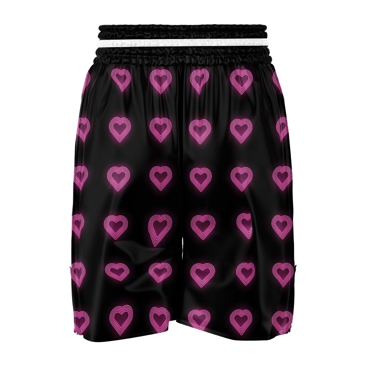 Heart Lights Print Pattern Boxing Shorts-grizzshop