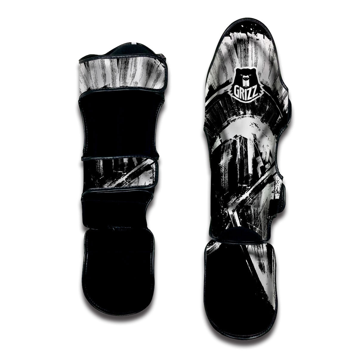 Helmet Ancient Spartan Print Muay Thai Shin Guards-grizzshop