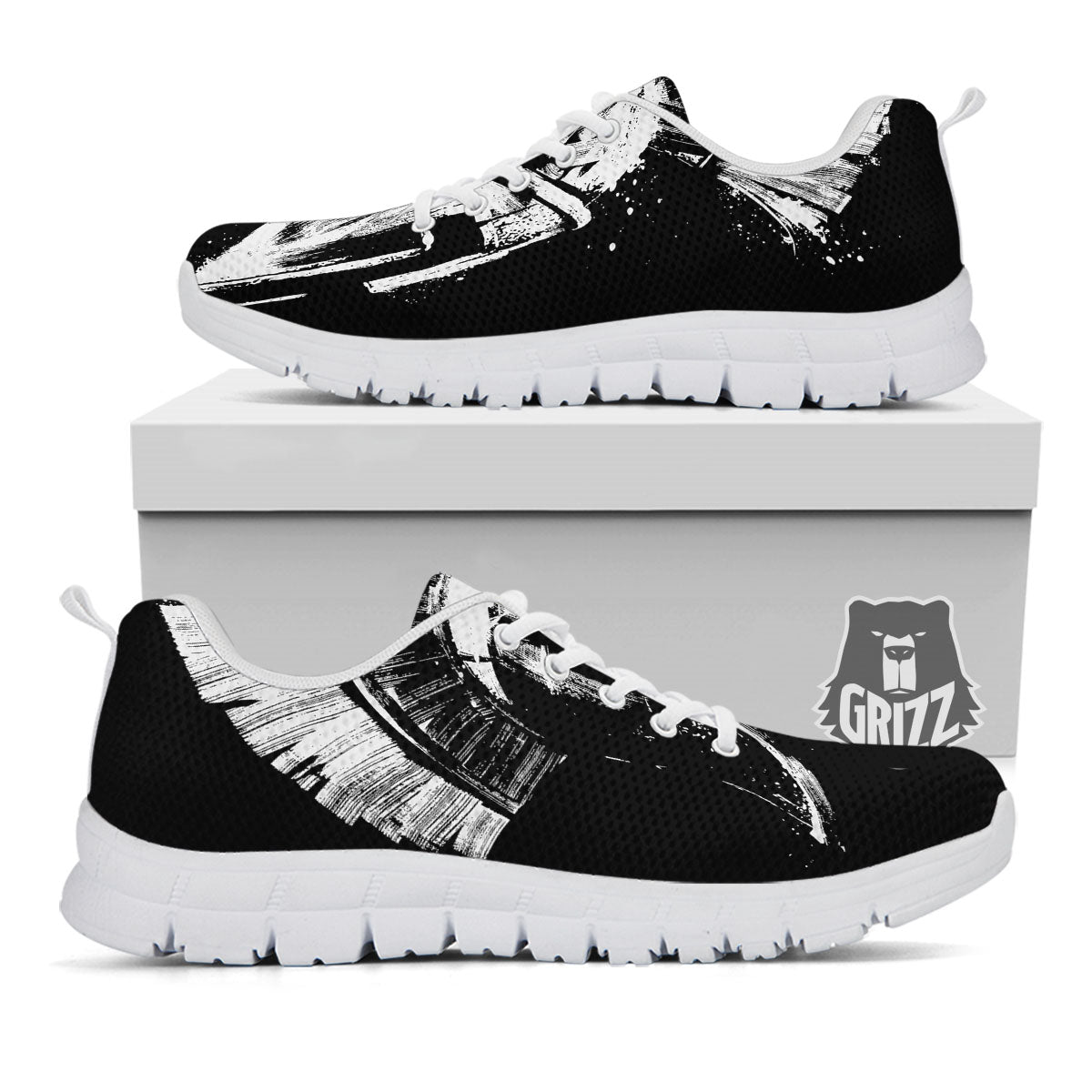Helmet Ancient Spartan Print White Sneaker-grizzshop