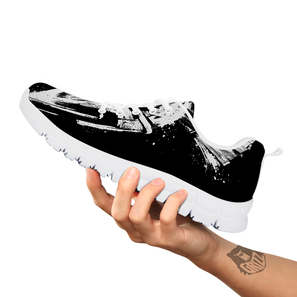 Helmet Ancient Spartan Print White Sneaker-grizzshop