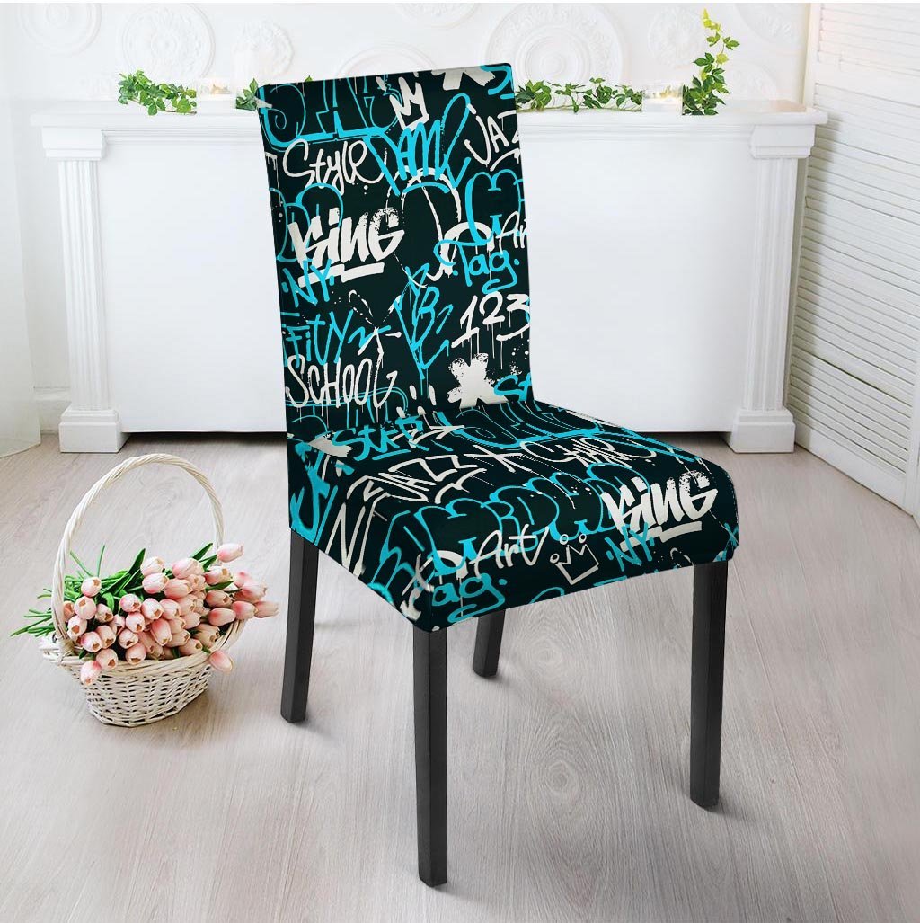 Hiphop Airbrush Print Chair Cover-grizzshop