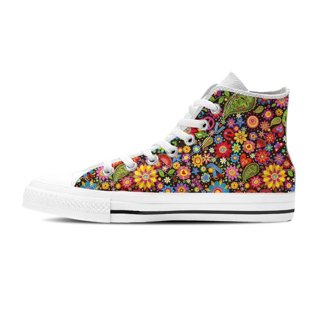 Hippe Peace Women's High Top Shoes-grizzshop