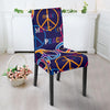 Hippie Music Van Peace Sign Pattern Print Chair Cover-grizzshop