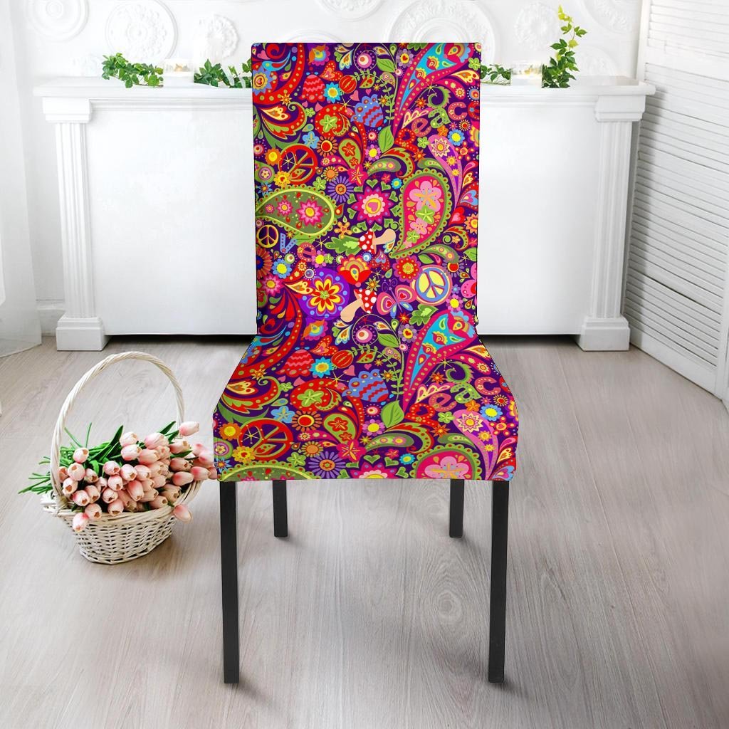 Hippie Paisley Chair Cover-grizzshop