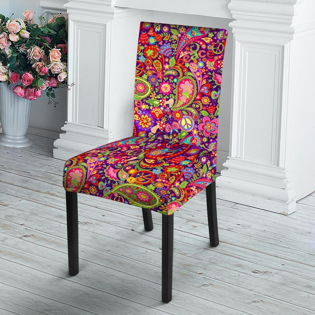 Hippie Paisley Chair Cover-grizzshop