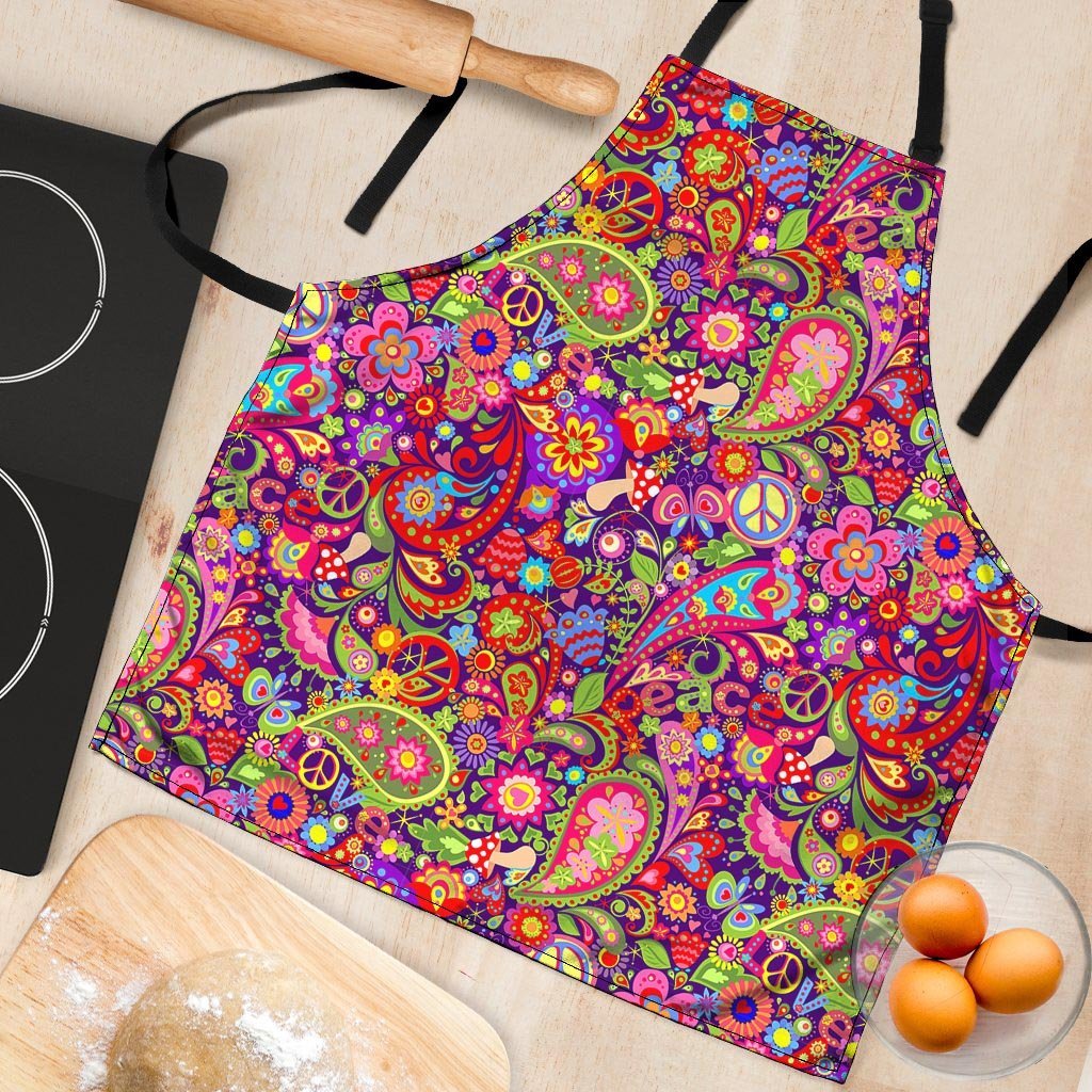 Hippie Paisley Women's Apron-grizzshop
