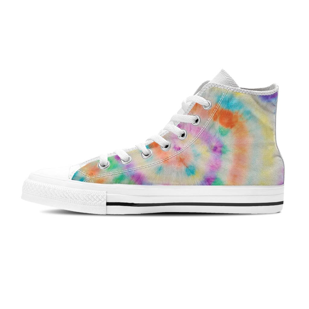 Hippie Tie Dye Women's High Top Shoes-grizzshop