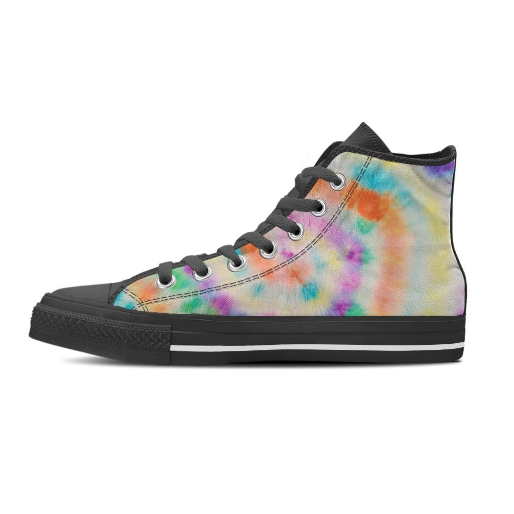 Hippie Tie Dye Women's High Top Shoes-grizzshop