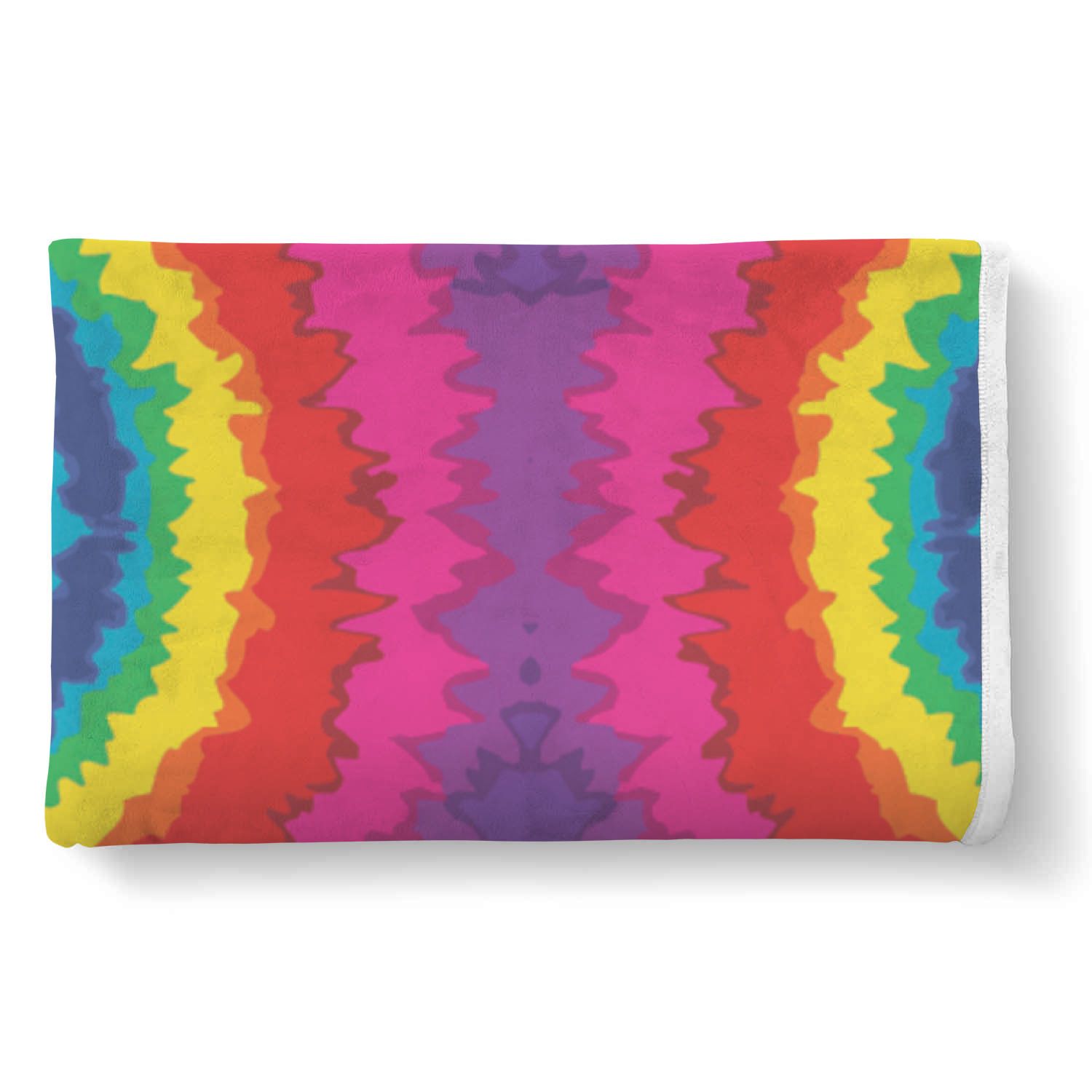 Hippie Tie dye Peace Sign Pattern Print Throw Blanket-grizzshop