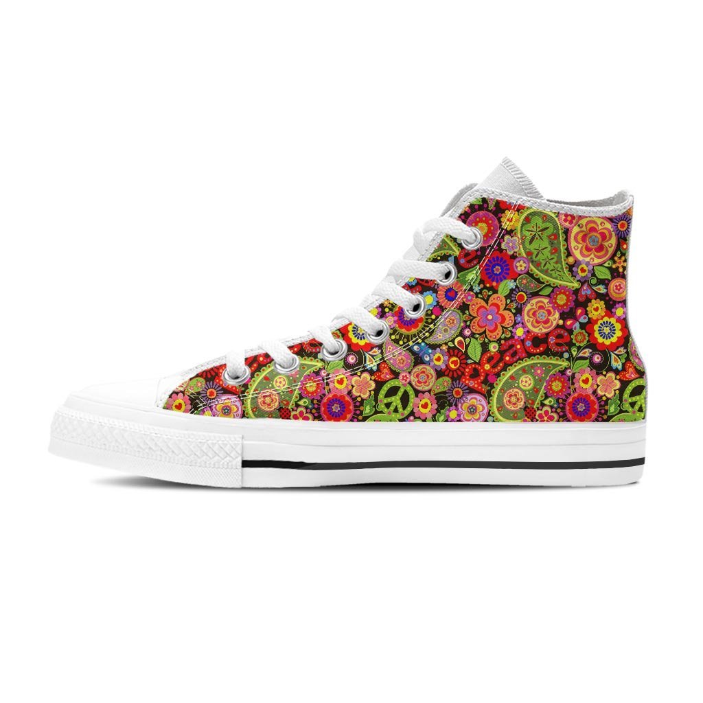 Hippie Trippy Women's High Top Shoes-grizzshop