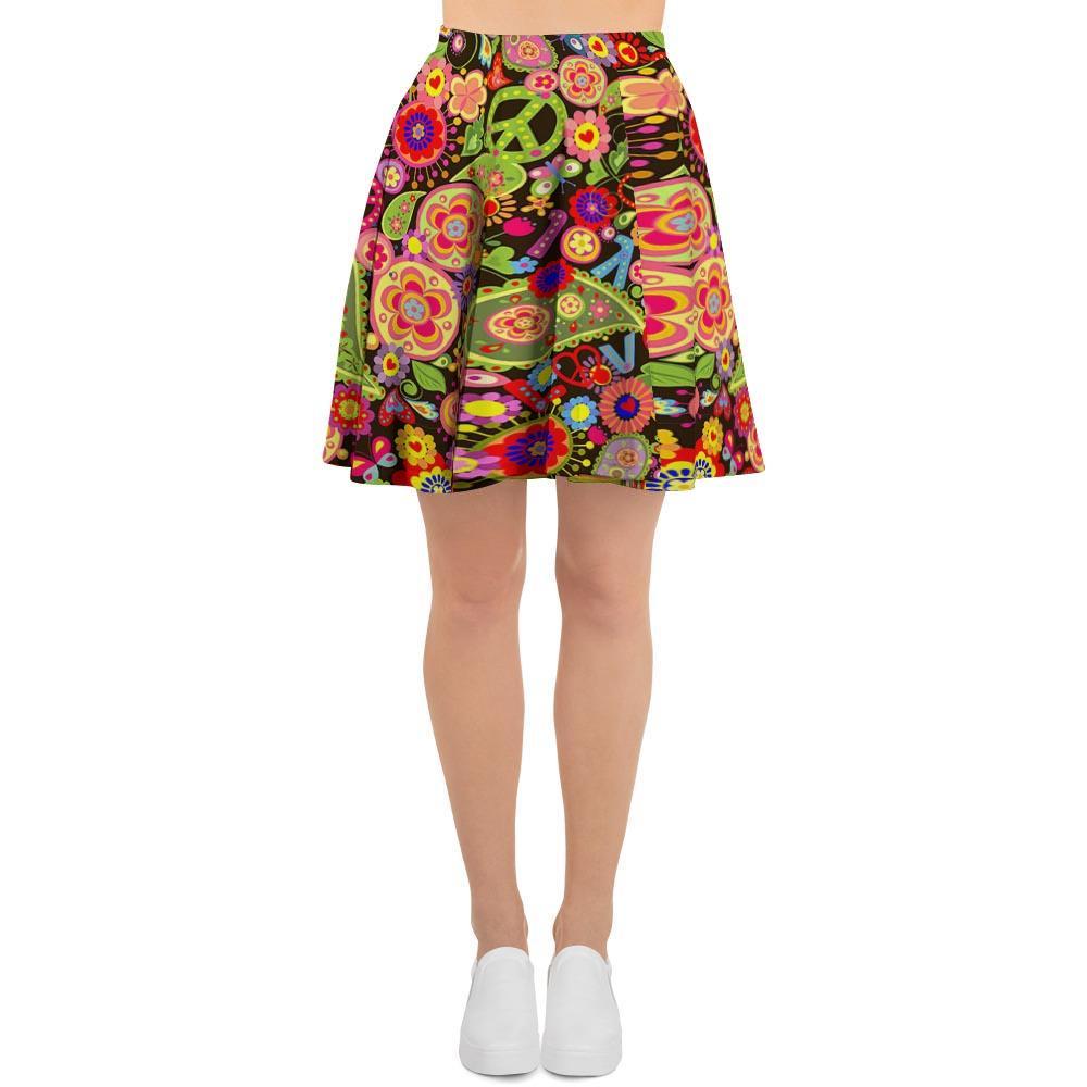 Hippie Trippy Women's Skirt-grizzshop