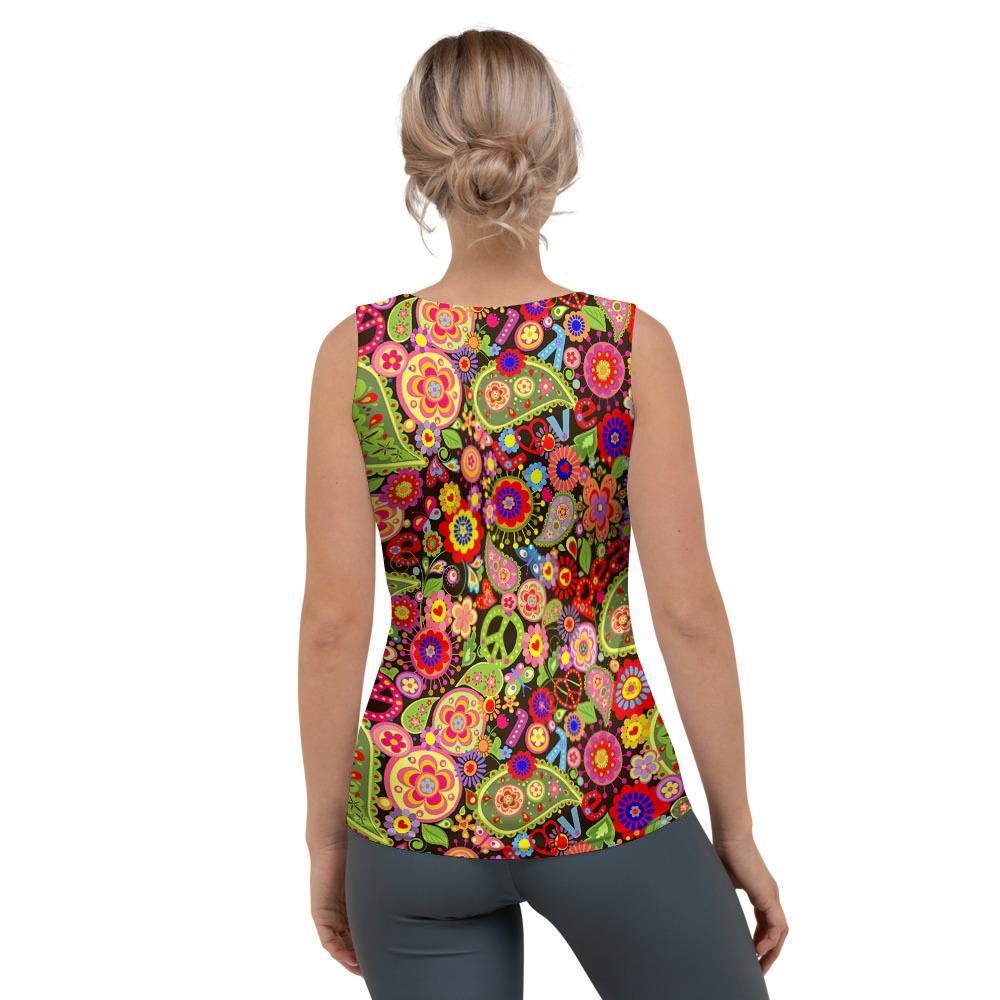 Hippie Trippy Women's Tank Top-grizzshop