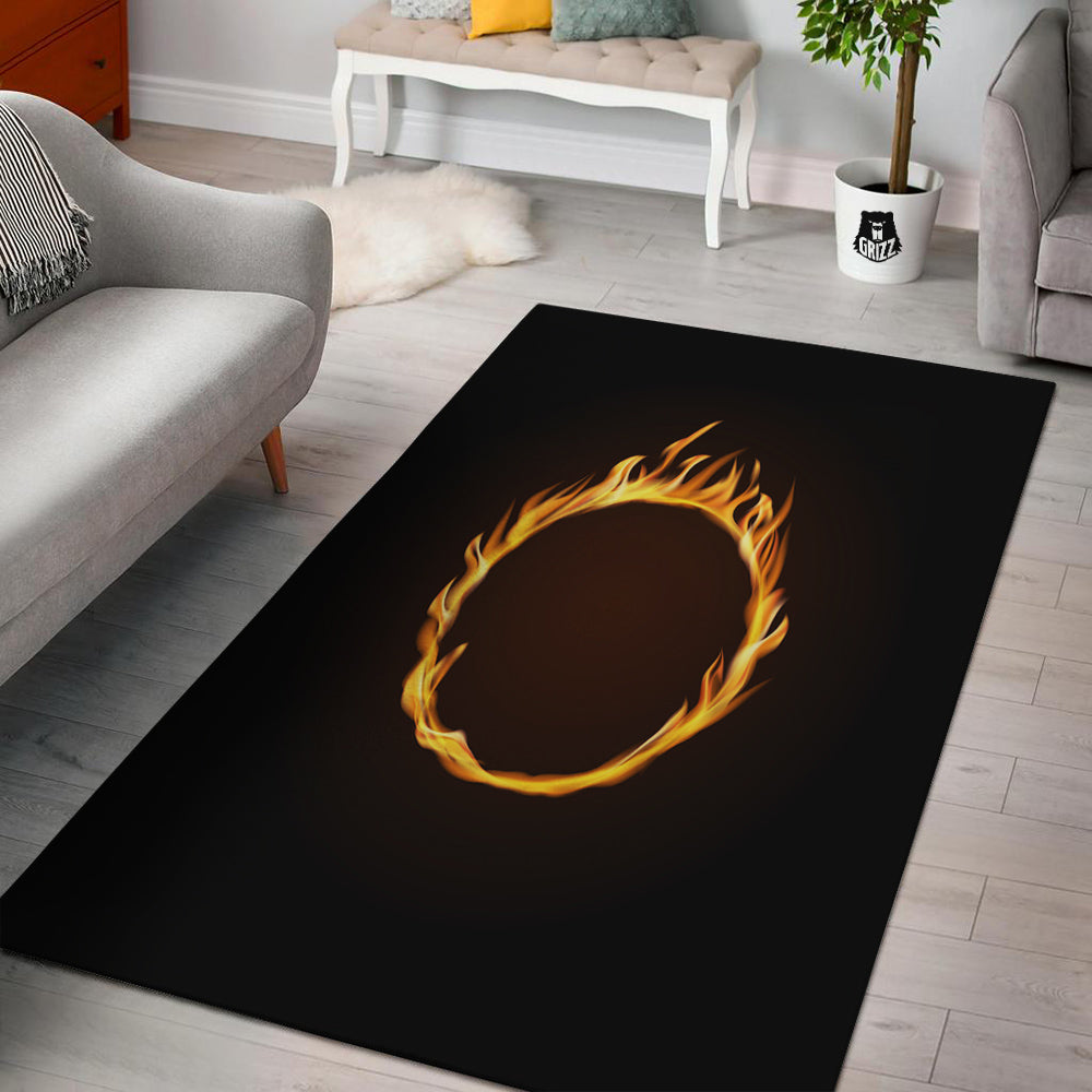 Hole Burning Print Floor Mat-grizzshop