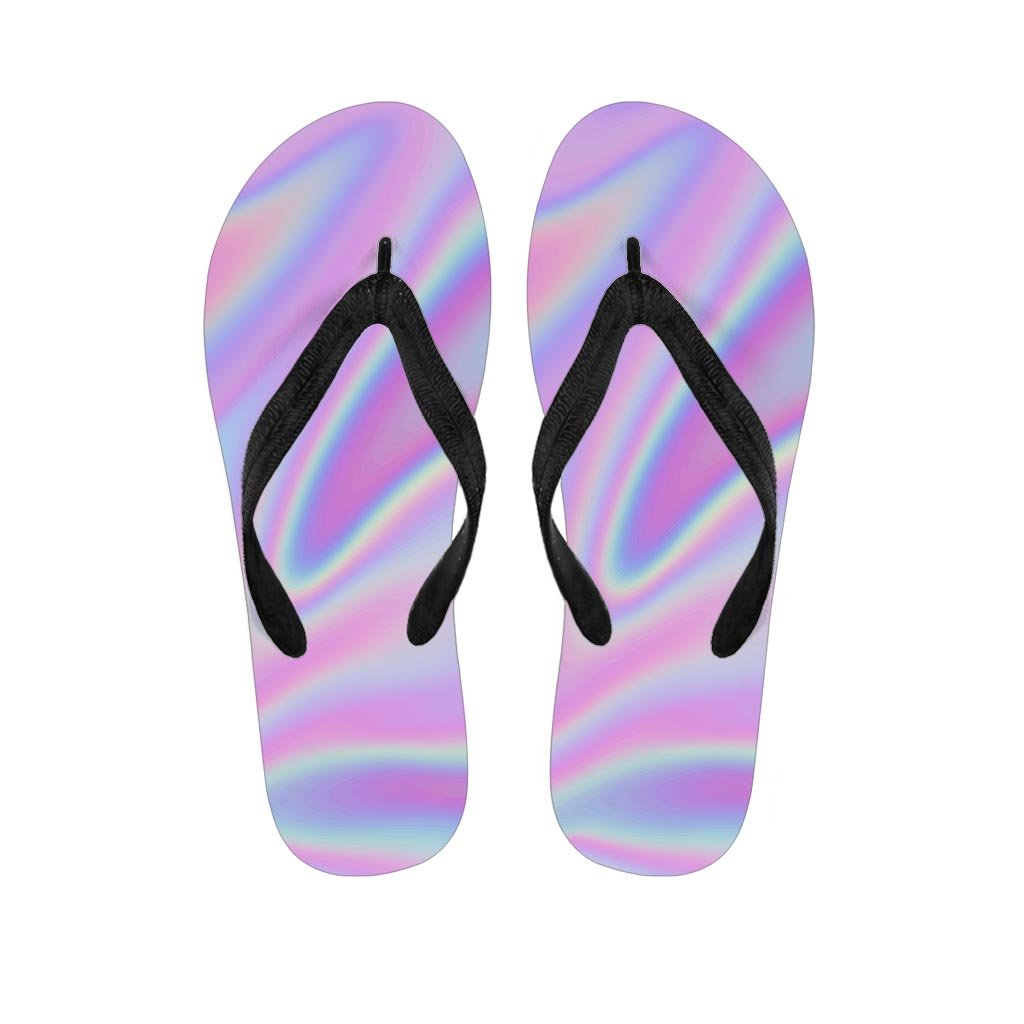 Holographic Men's Flip Flops-grizzshop