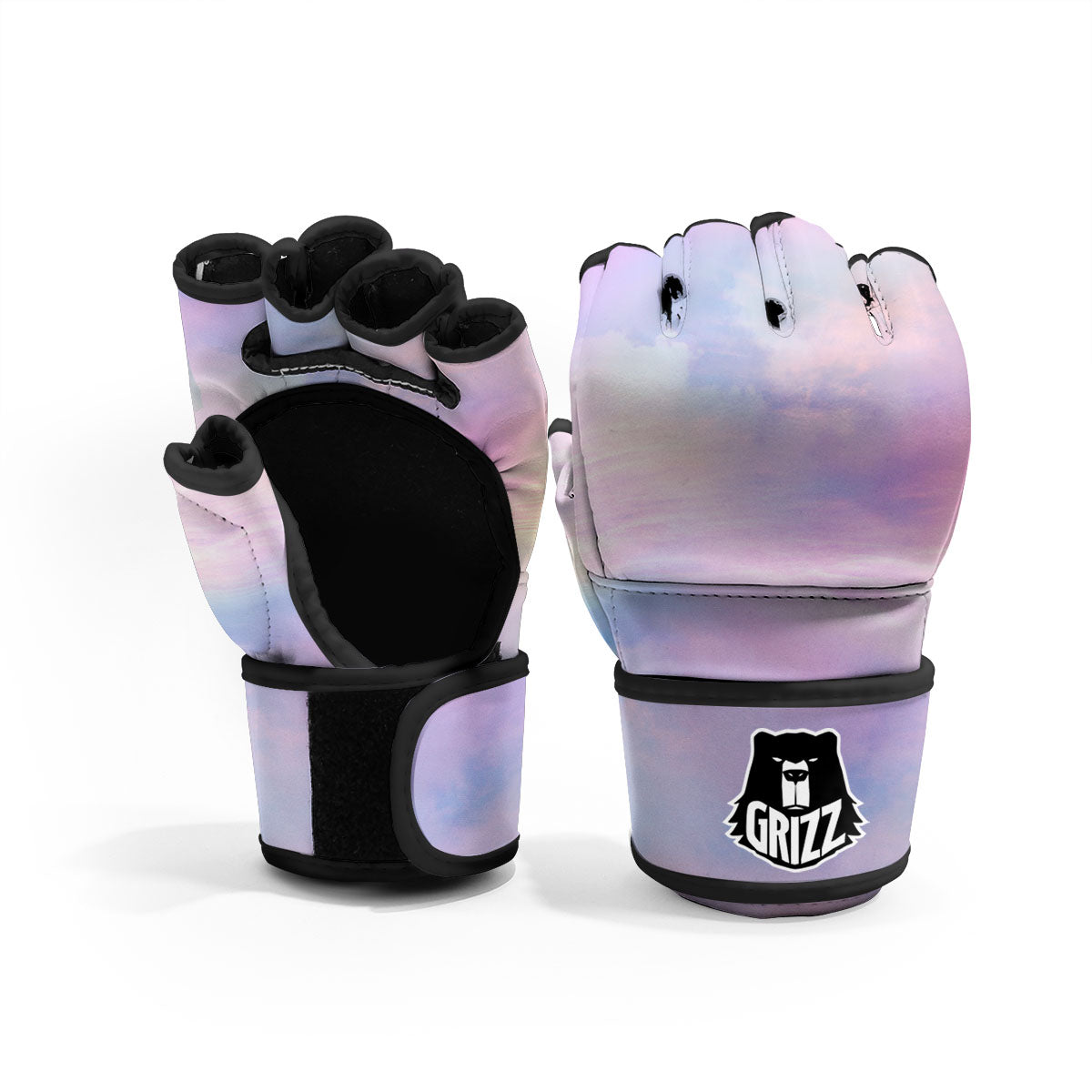 Holographic Pastel Print MMA Gloves-grizzshop