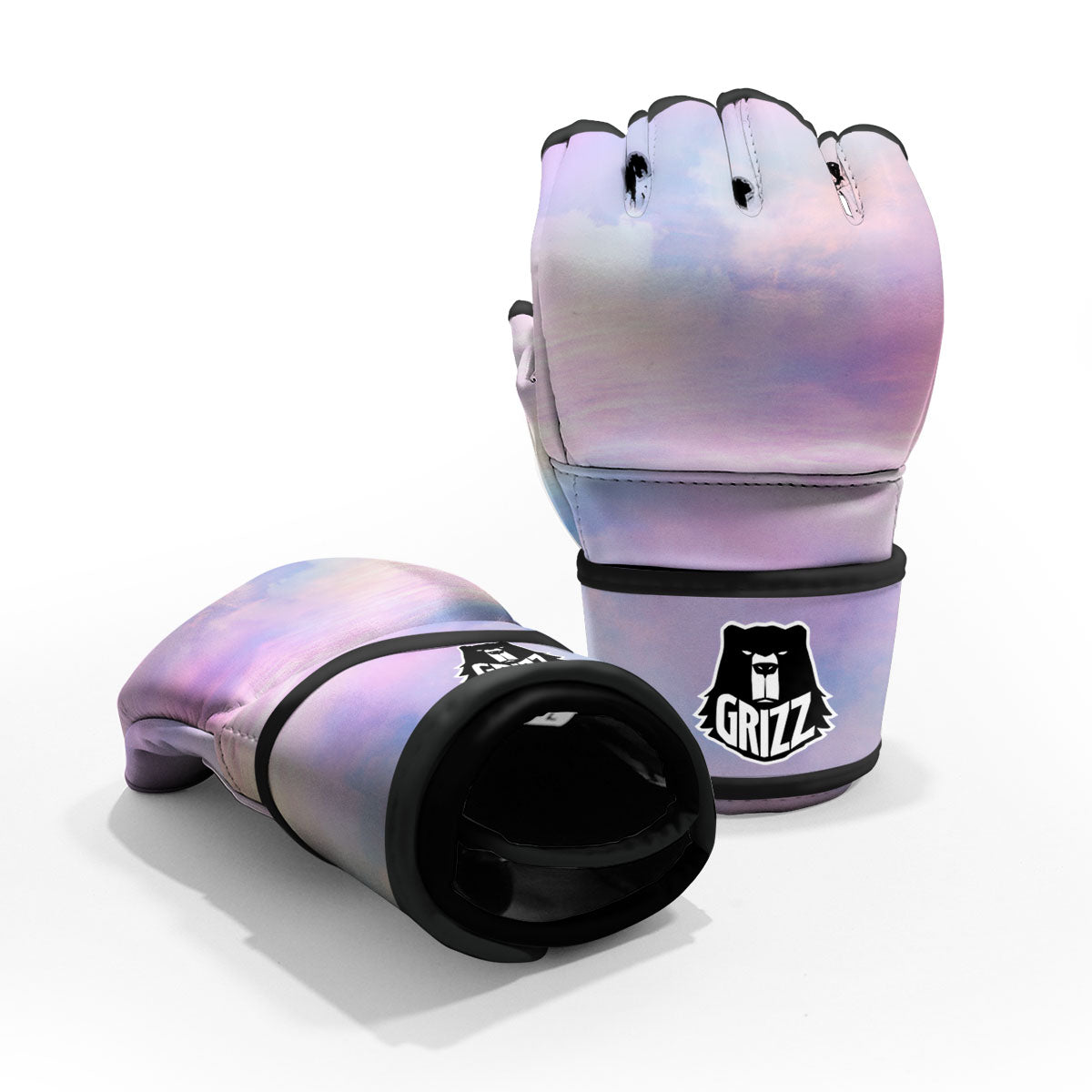 Holographic Pastel Print MMA Gloves-grizzshop