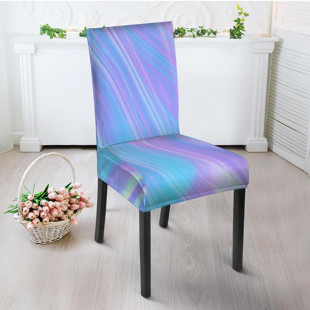 Holographic Print Chair Cover-grizzshop