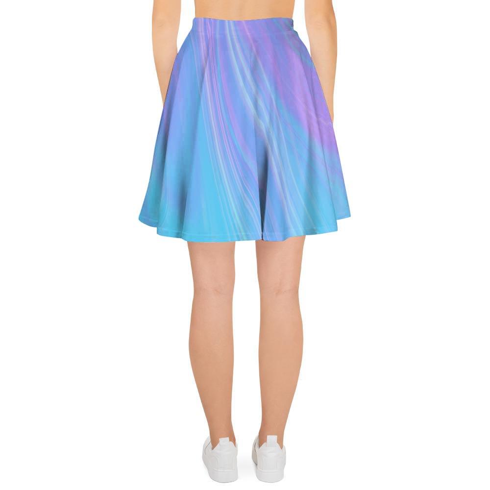 Holographic Print Women's Skirt-grizzshop