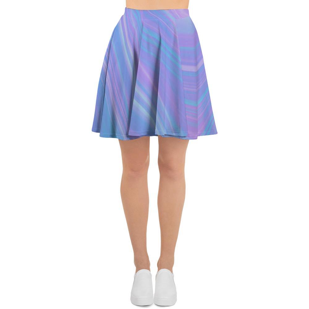 Holographic Print Women's Skirt-grizzshop