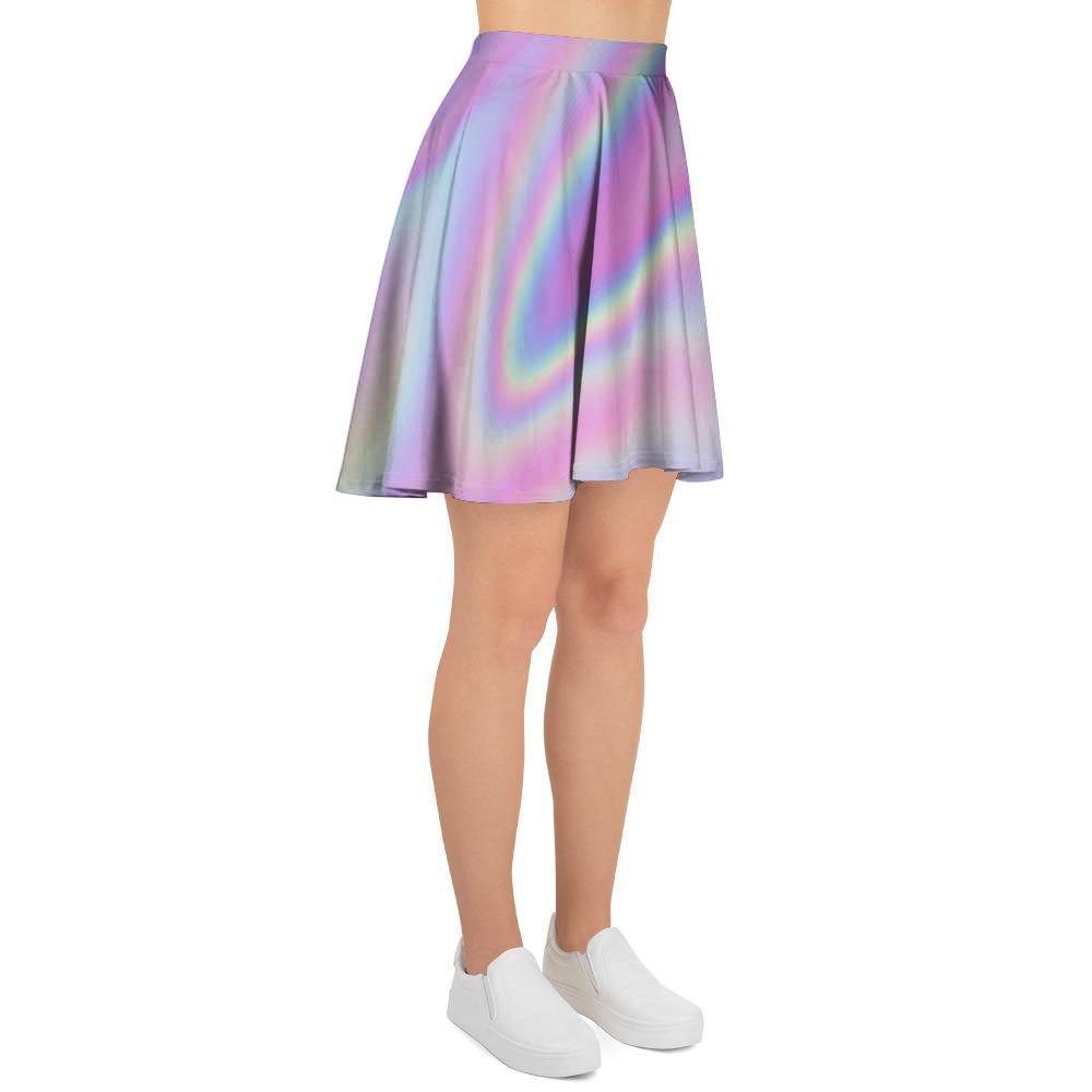Holographic Women's Skirt-grizzshop