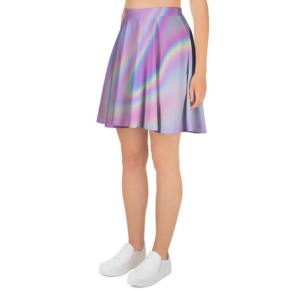 Holographic Women's Skirt-grizzshop