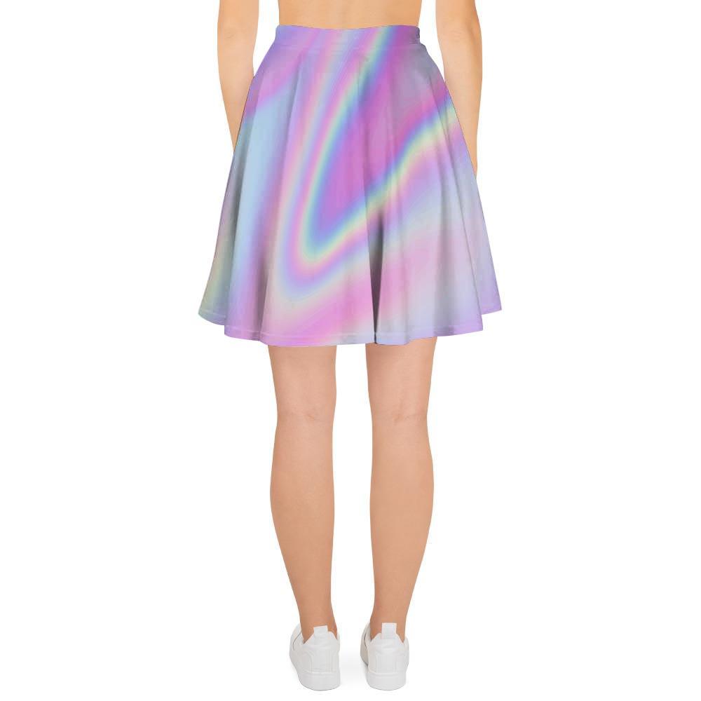 Holographic Women's Skirt-grizzshop