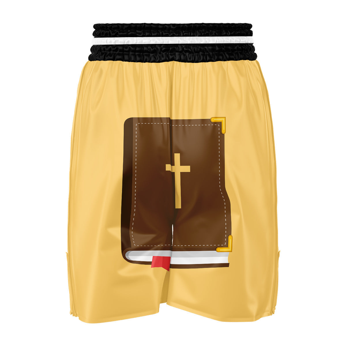 Holy Bible Christian Print Boxing Shorts-grizzshop