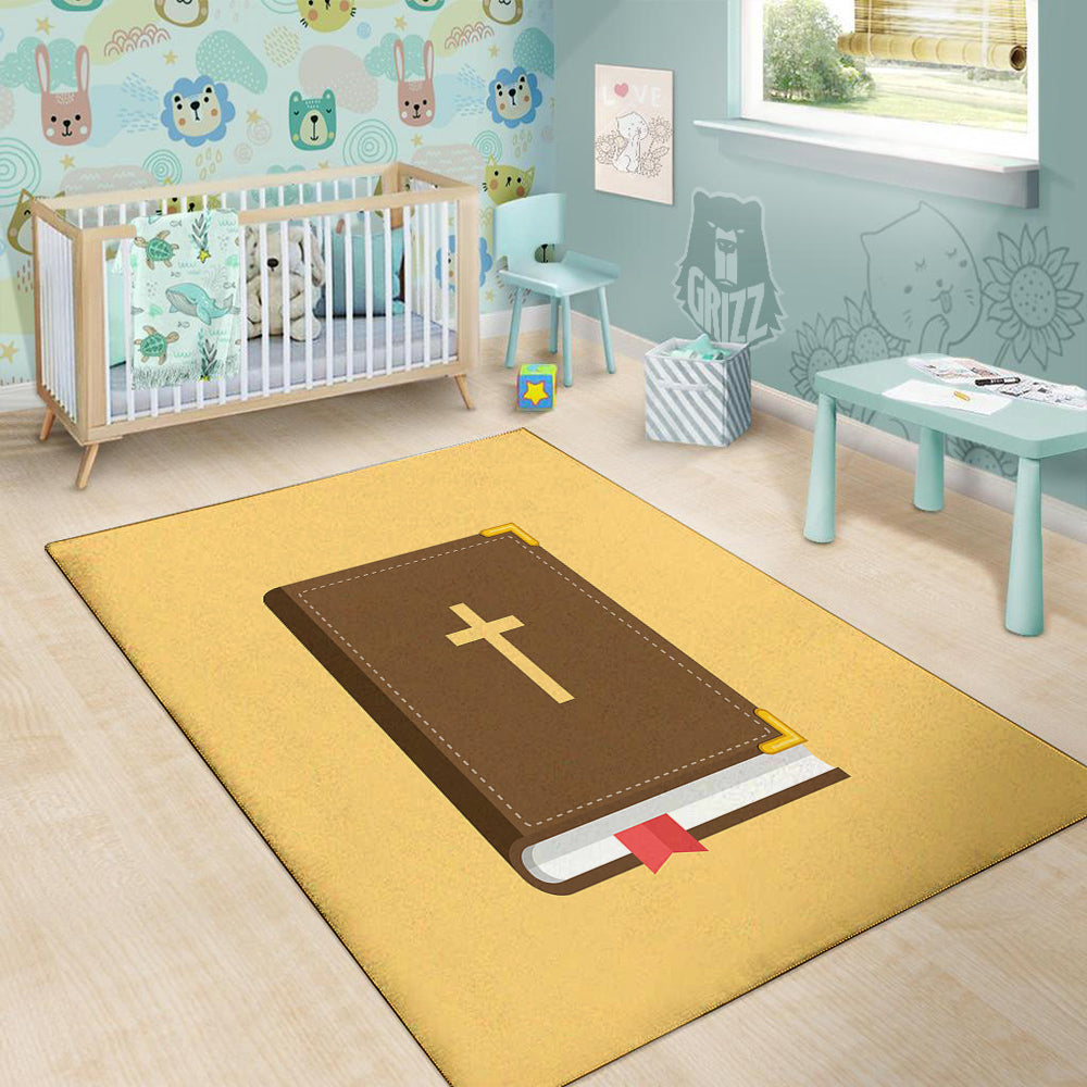 Holy Bible Christian Print Floor Mat-grizzshop