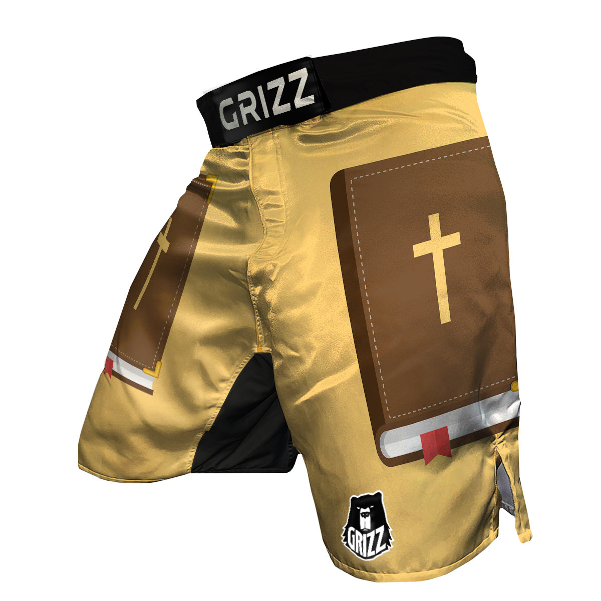 Holy Bible Christian Print MMA Shorts-grizzshop