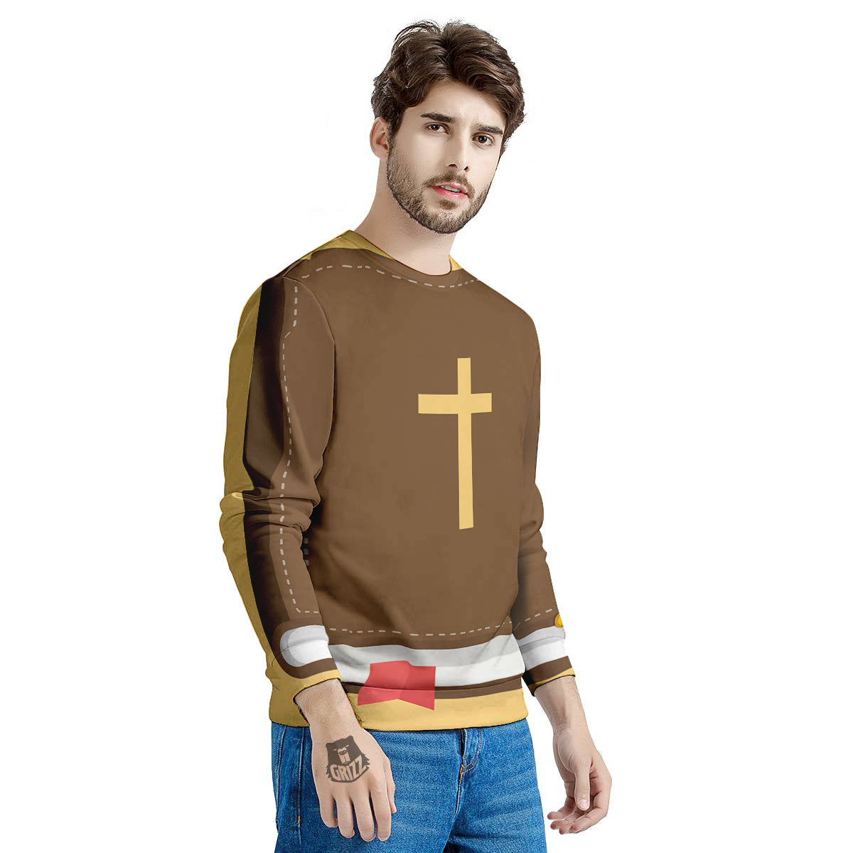 Holy Bible Christian Print Men's Sweatshirt-grizzshop