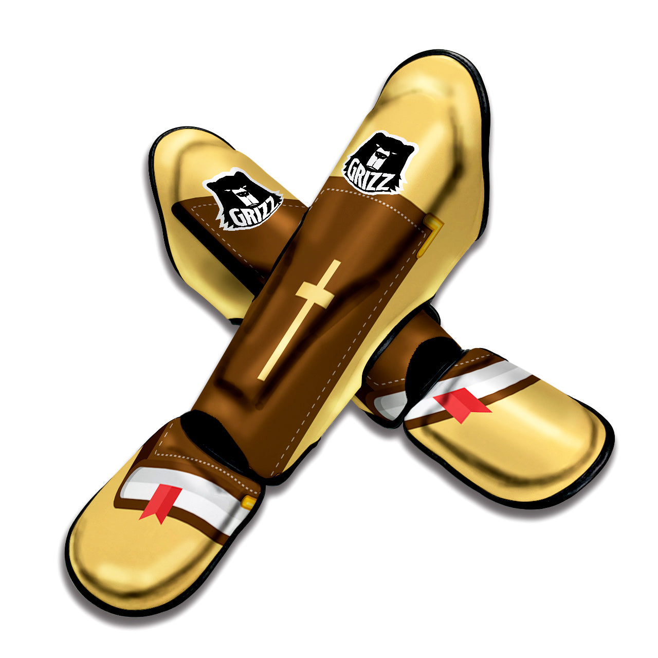 Holy Bible Christian Print Muay Thai Shin Guards-grizzshop