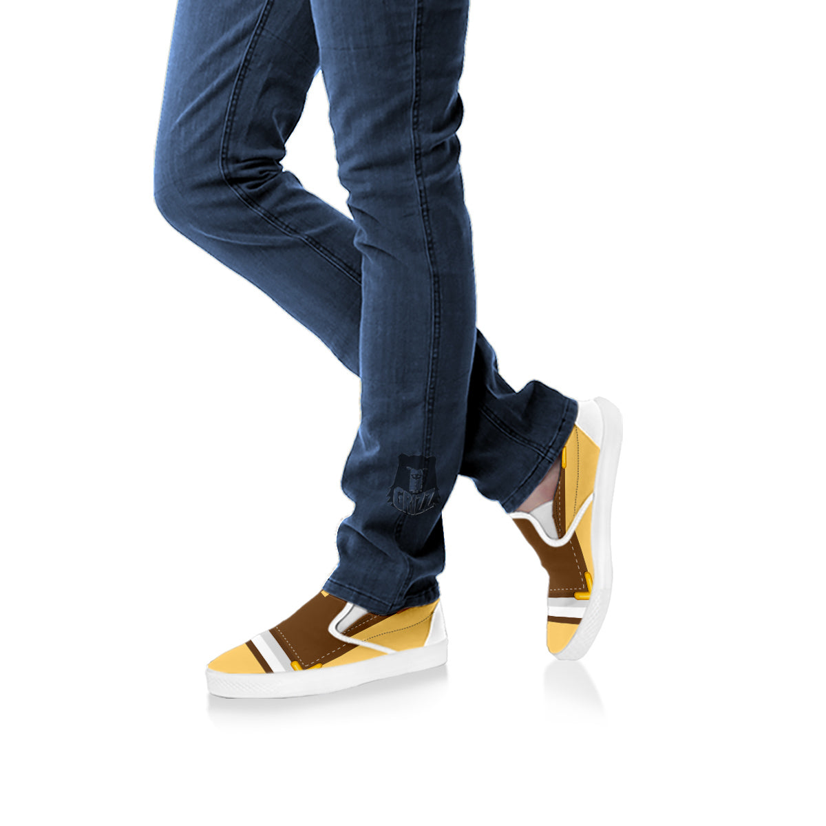 Holy Bible Christian Print White Slip On Shoes-grizzshop