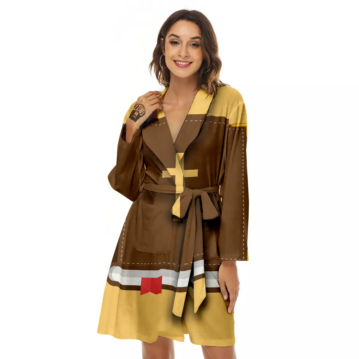 Holy Bible Christian Print Women's Robe-grizzshop