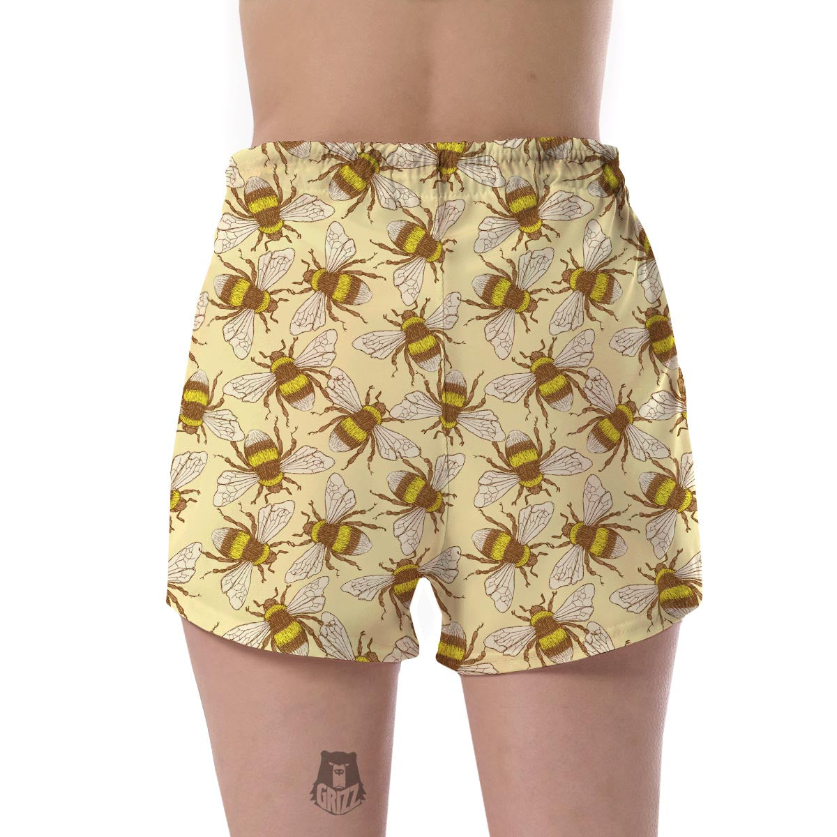 Honey Bee Gifts Pattern Print Women's Shorts-grizzshop