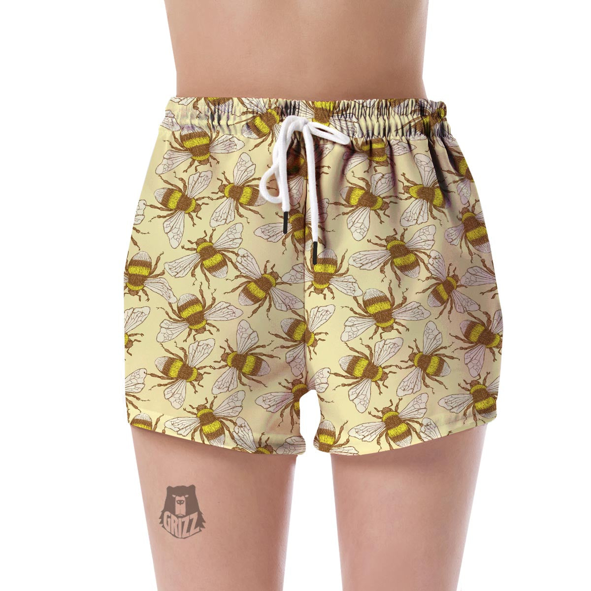Honey Bee Gifts Pattern Print Women's Shorts-grizzshop