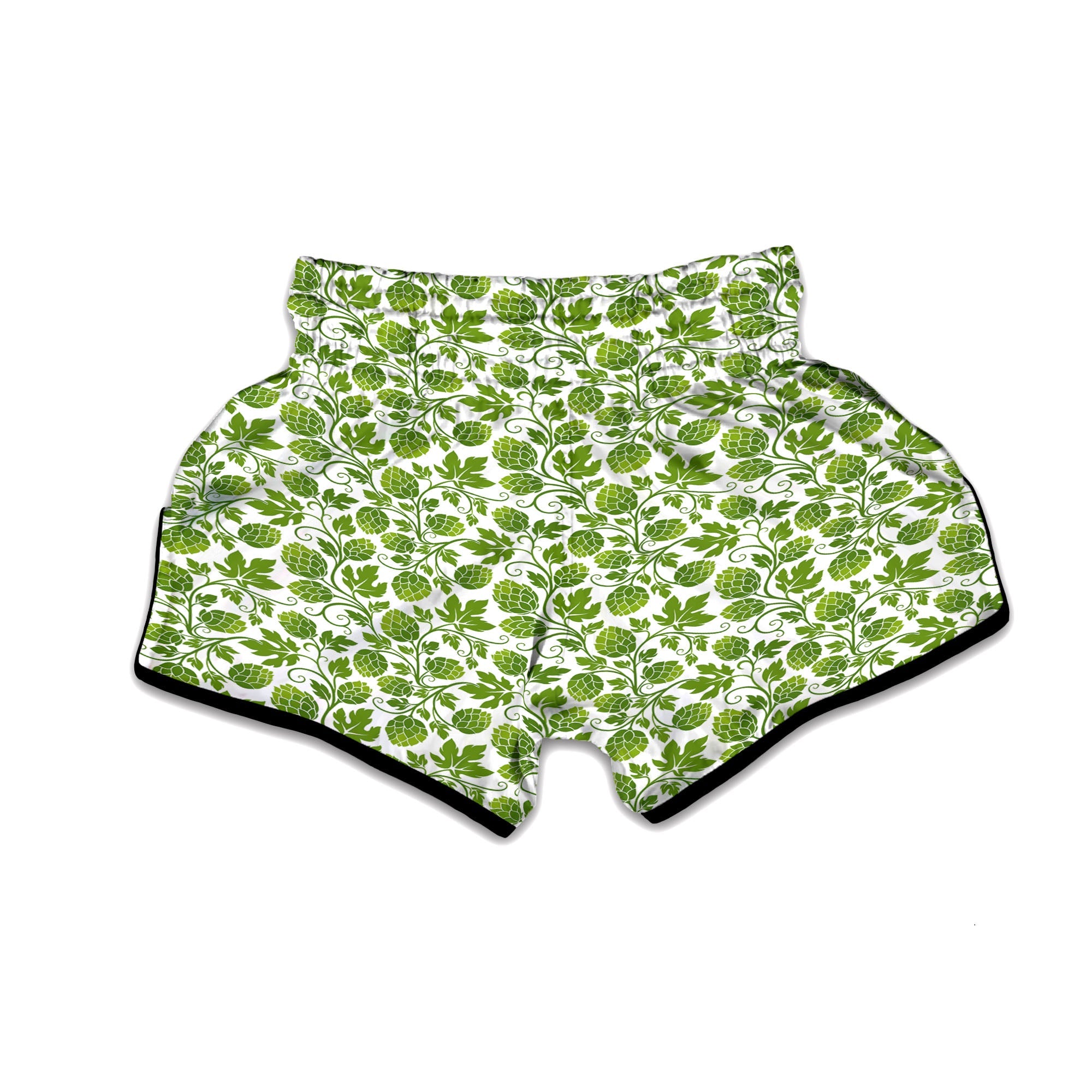Hop Cone Cartoon Print Pattern Muay Thai Boxing Shorts-grizzshop
