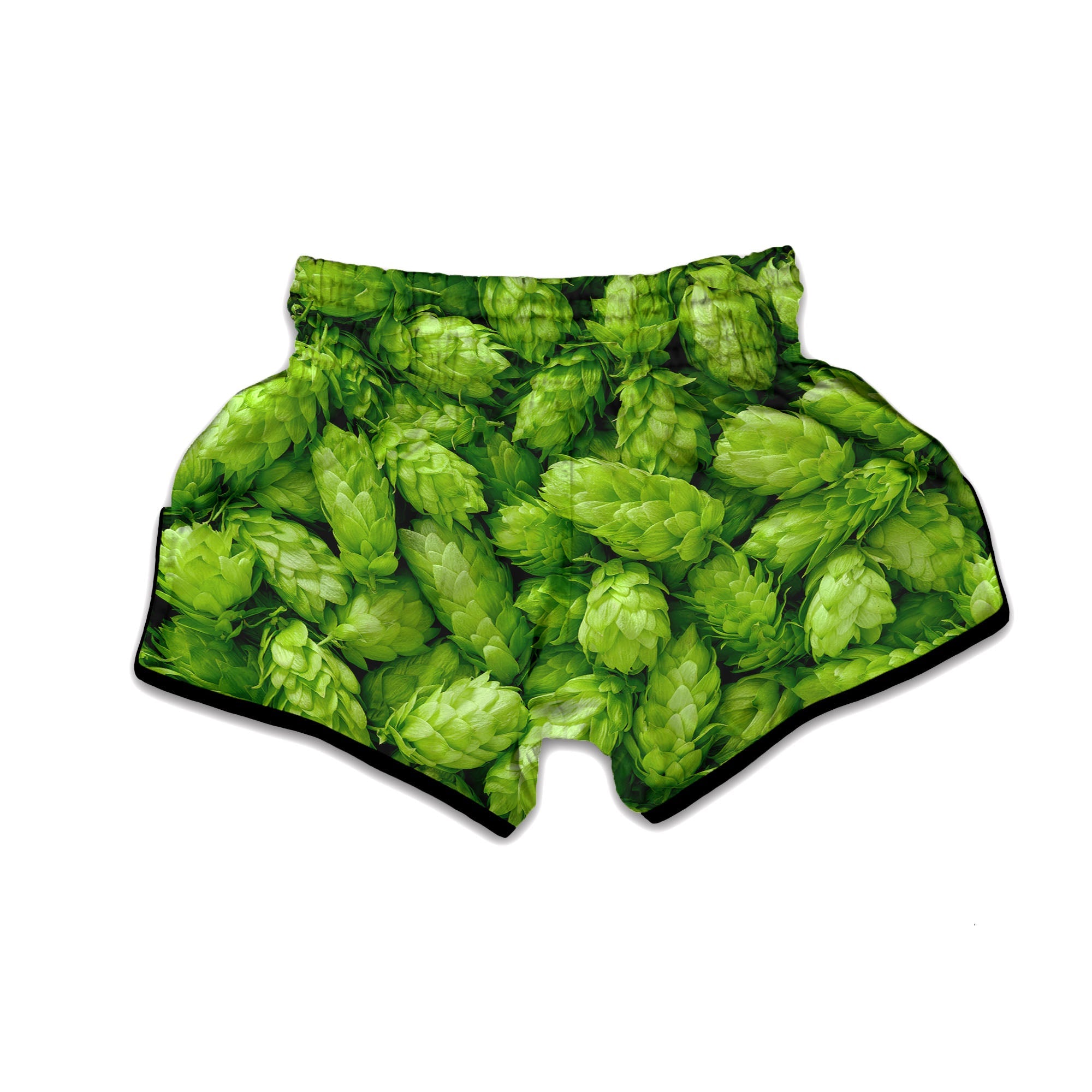 Hop Cone Fresh Print Muay Thai Boxing Shorts-grizzshop