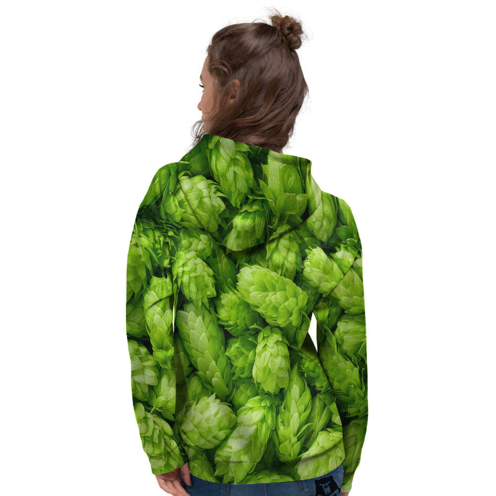 Hop Cone Fresh Print Women's Hoodie-grizzshop