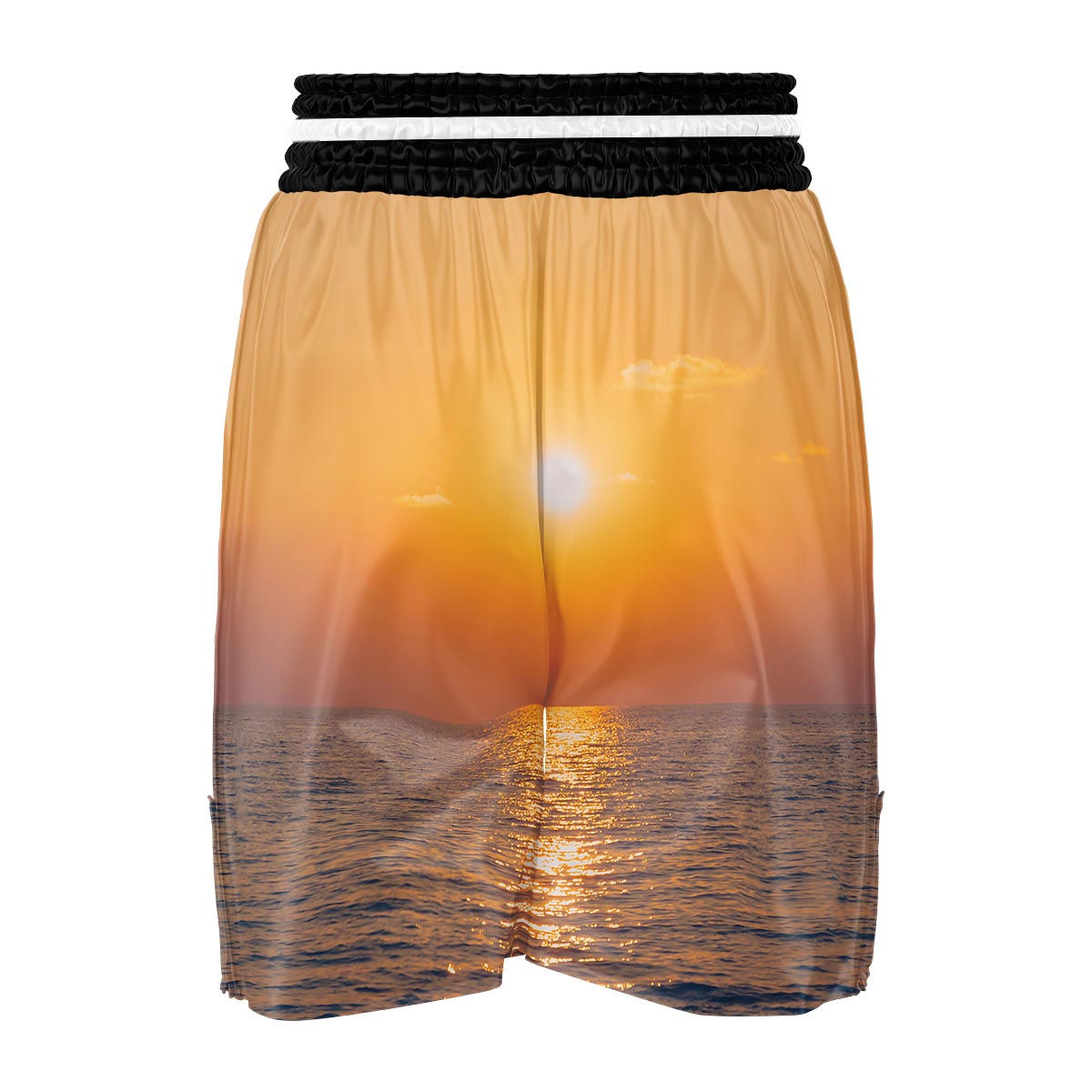 Horizon Sunrise Print Boxing Shorts-grizzshop