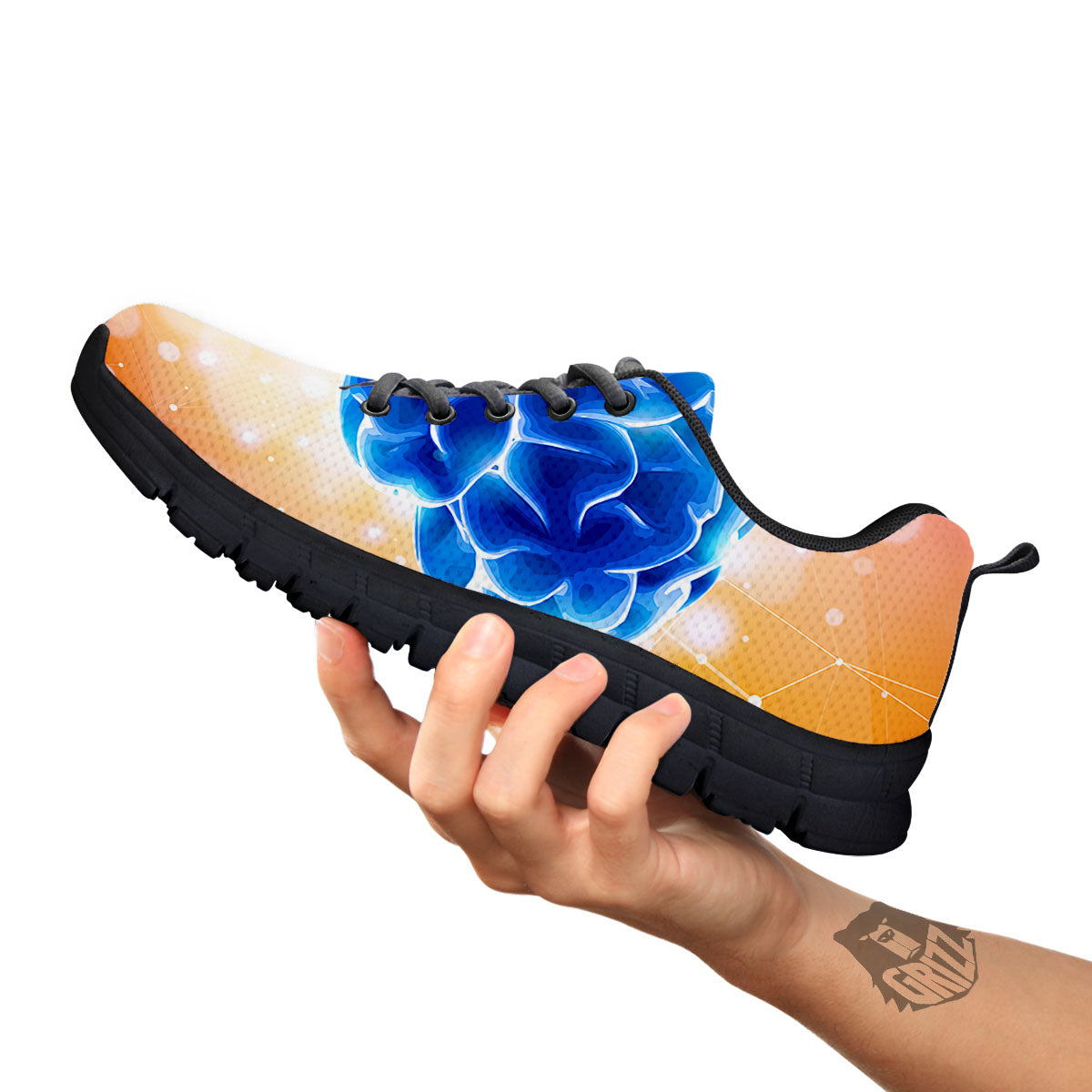 Human Brain Black Sneaker-grizzshop