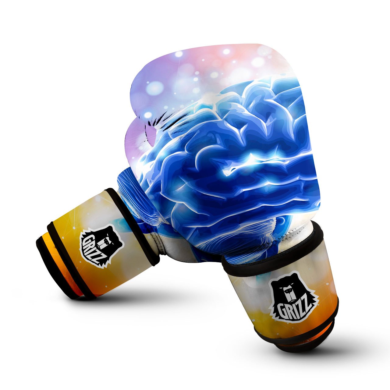 Human Brain Boxing Gloves-grizzshop