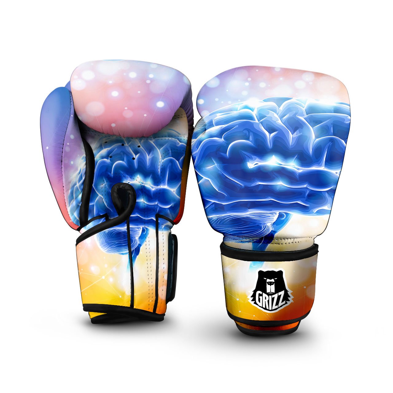 Human Brain Boxing Gloves-grizzshop